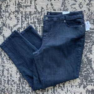 NWT Liz Claiborne Slim Straight Jeans Size 20W in Moonstone Wash